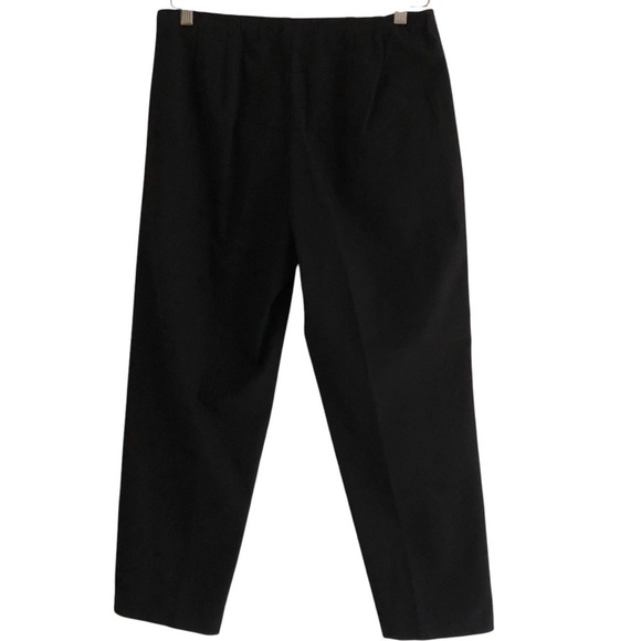 Eileen Fisher Pants Organic Cotton Tapered Black Size Medium - Picture 5 of 10
